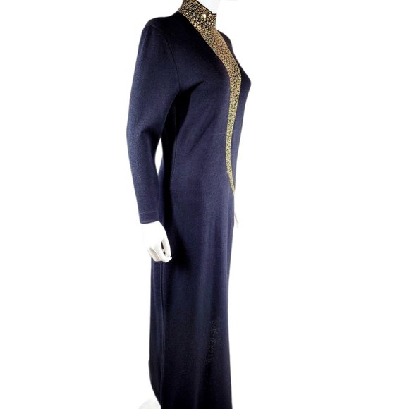St John Evening Winter Evening Dress Long Sleeve - Picture 6 of 10